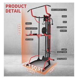 Eisenlink Power Tower Pull Up Dip Station