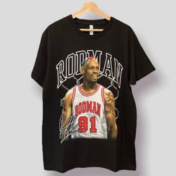 VINTAGE STYLE “DENNIS RODMAN” TEE SIZE S,M,L,XL,2XL
