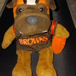 1999 Cleveland Browns Dawg Pound Plushie from Burger King 