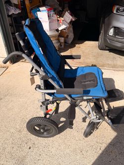 Large Pediatric Tilt-in-Space Wheelchair
