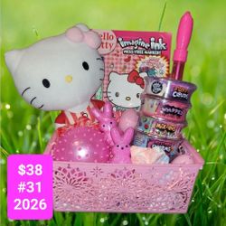 Hello Kitty Slime Easter Basket 