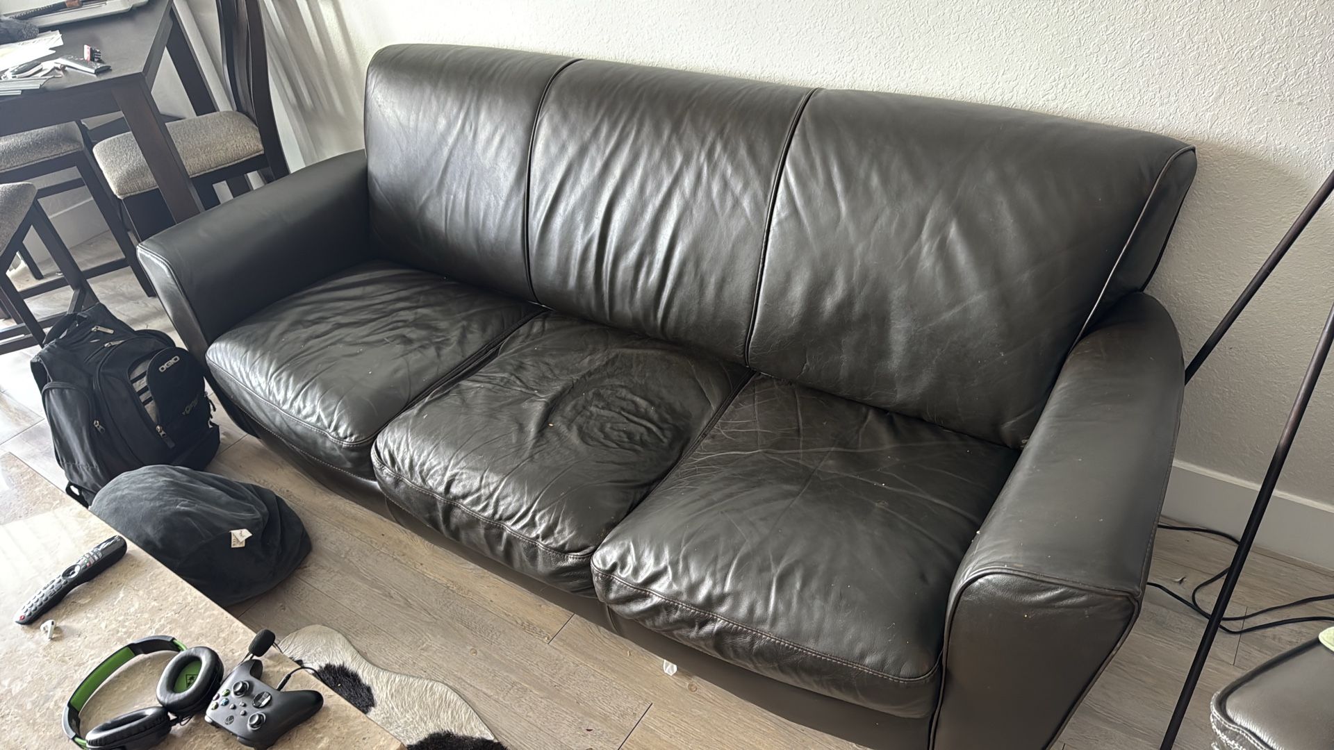 Freee Natuzzi leather couch