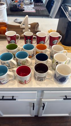 Starbucks coffee cups