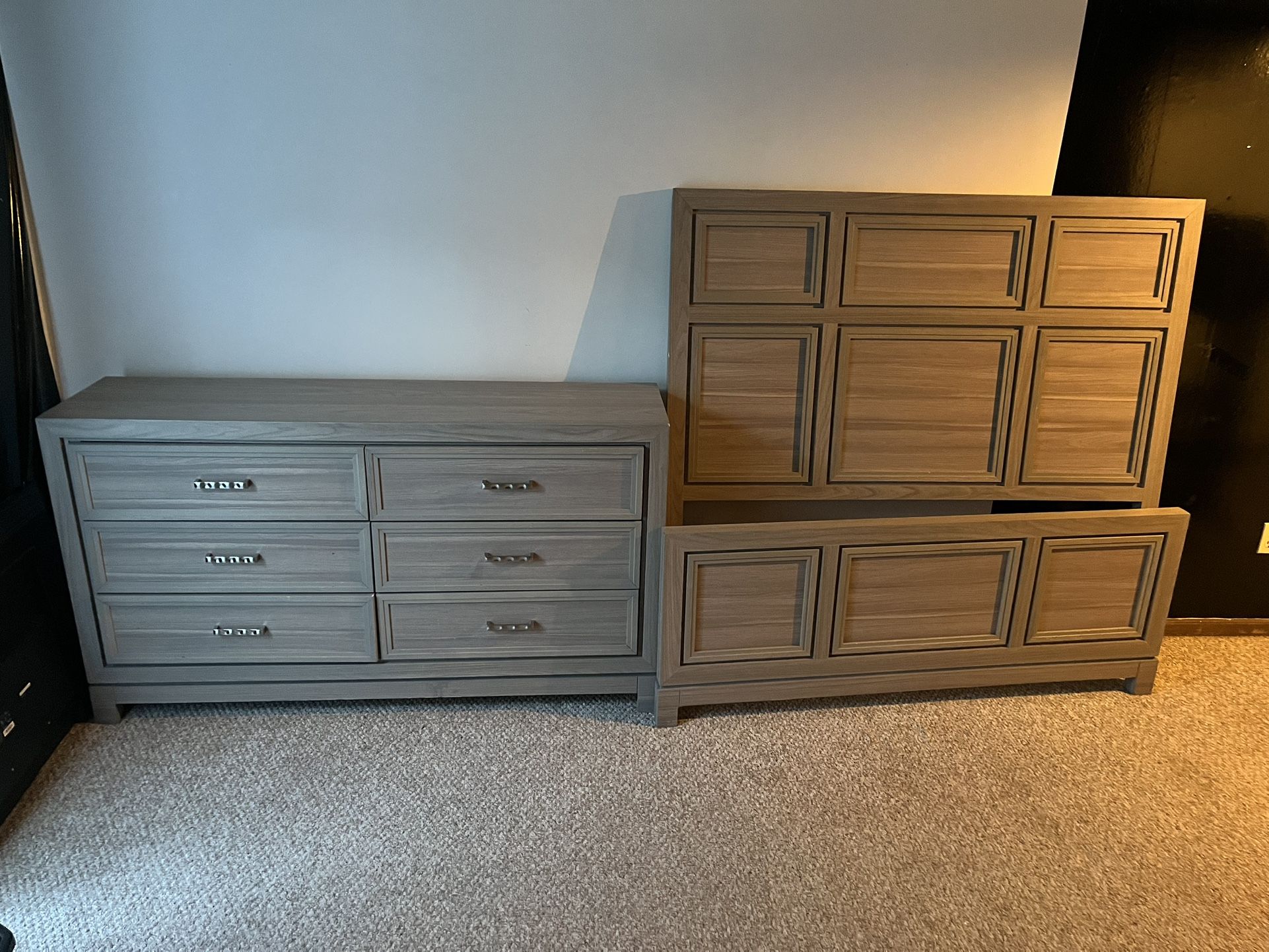 Queen BedFrame & Dresser