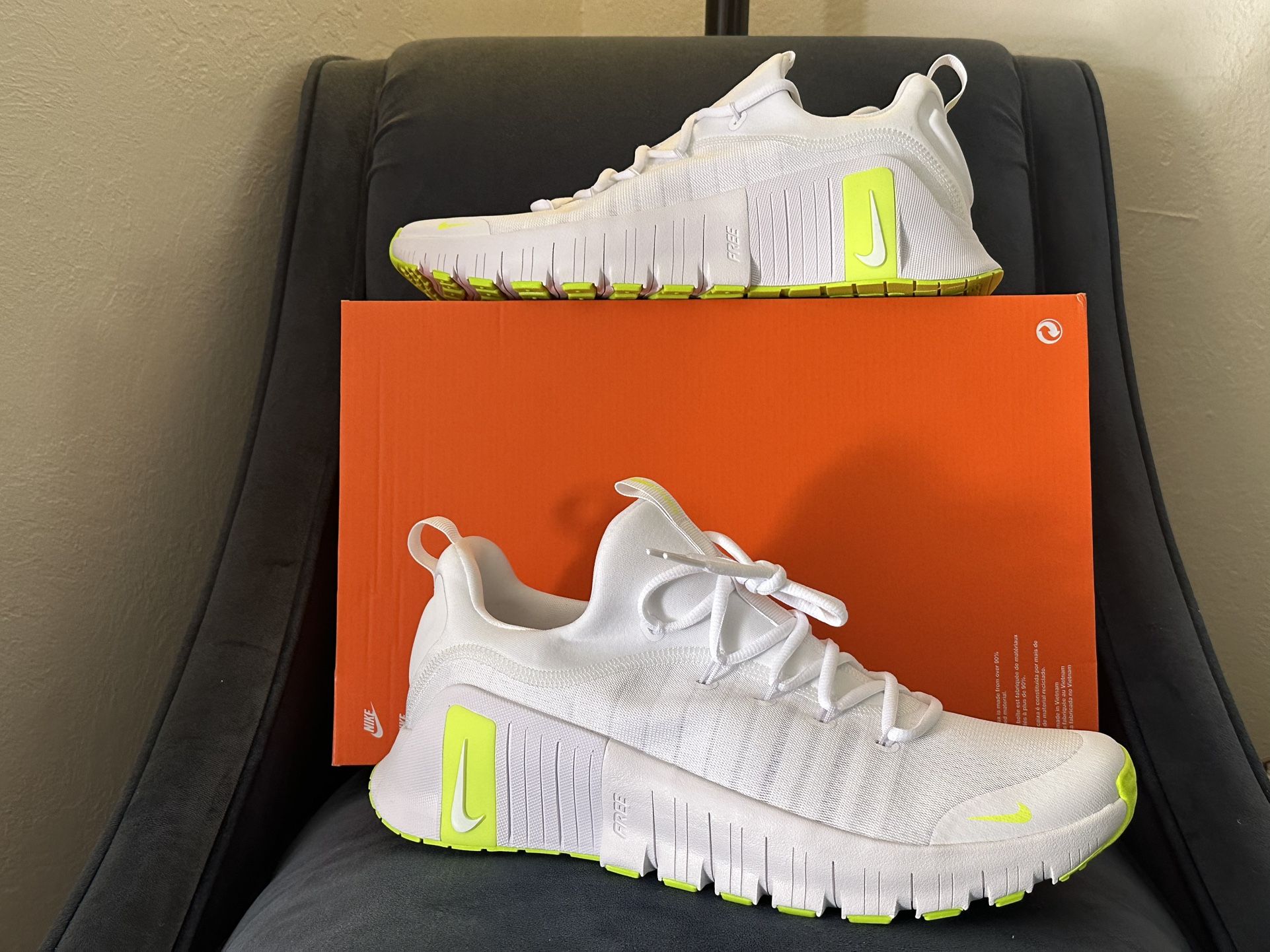 NEW NIKE FREE METCON 6 CrossFit Training Shoes Sz 13 Volt White