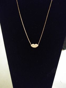 The rose gold plated cubic zirconia necklace how much