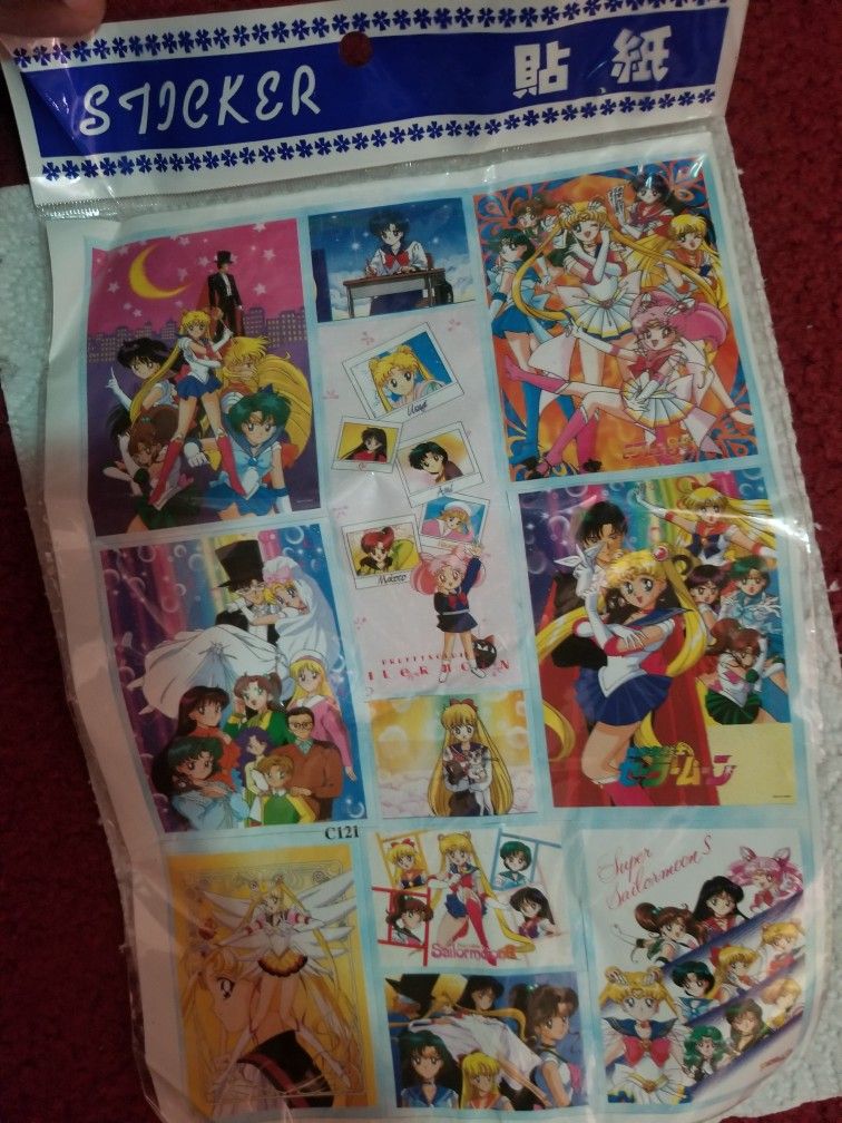 Sailor Moon Stickers Vintage