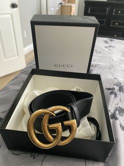 Large Buckle Double G Women’s Belt-80