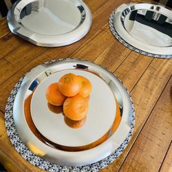 Vollrath Medium Round S/S 14" Serving Tray. Original!!