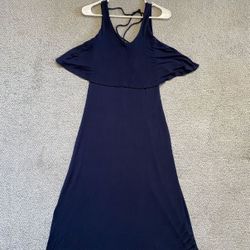 Rolla Coster Navy Blue Women's Maxi Dress Size Small