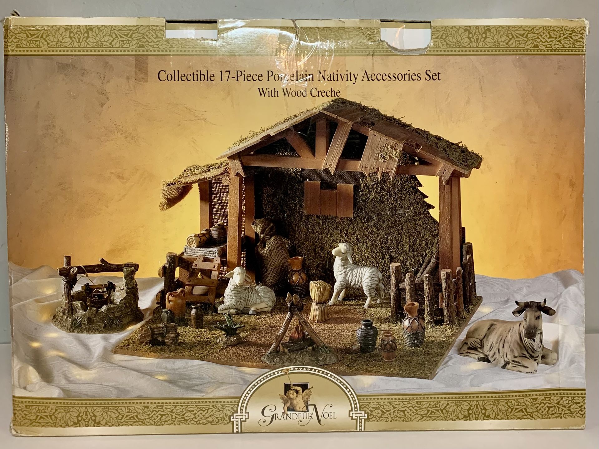 Vintage Grandeur Noel Porcelain Nativity Set