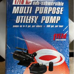 Barracuda multipurpose utility pump