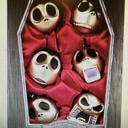 Disney Exclusive The Nightmare Before Christmas 2013 Faces Of Jack 6 Ornaments Rare