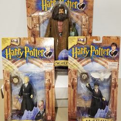 Harry Potter And The Scorcer's Stone Action Figure Lot Of 3