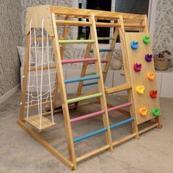 Kids Rock Climbing, Slide, Monkey Bars