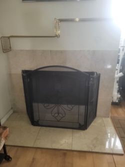 Fireplace cover, cart and accessories!