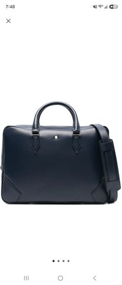 Montblanc
Blue Leather Grain Briefcase