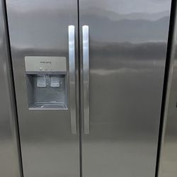 Stainless Steel Frigidaire Side By Side Refrigerator 