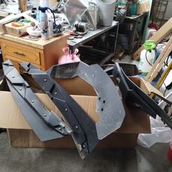 Stock Fender Flares For A Polaris RZR 1000 Eps With Extended Mud Flares 