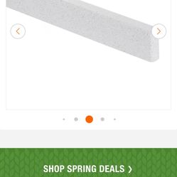 37 in. Cultured Marble Vanity Backsplash in Colorpoint White