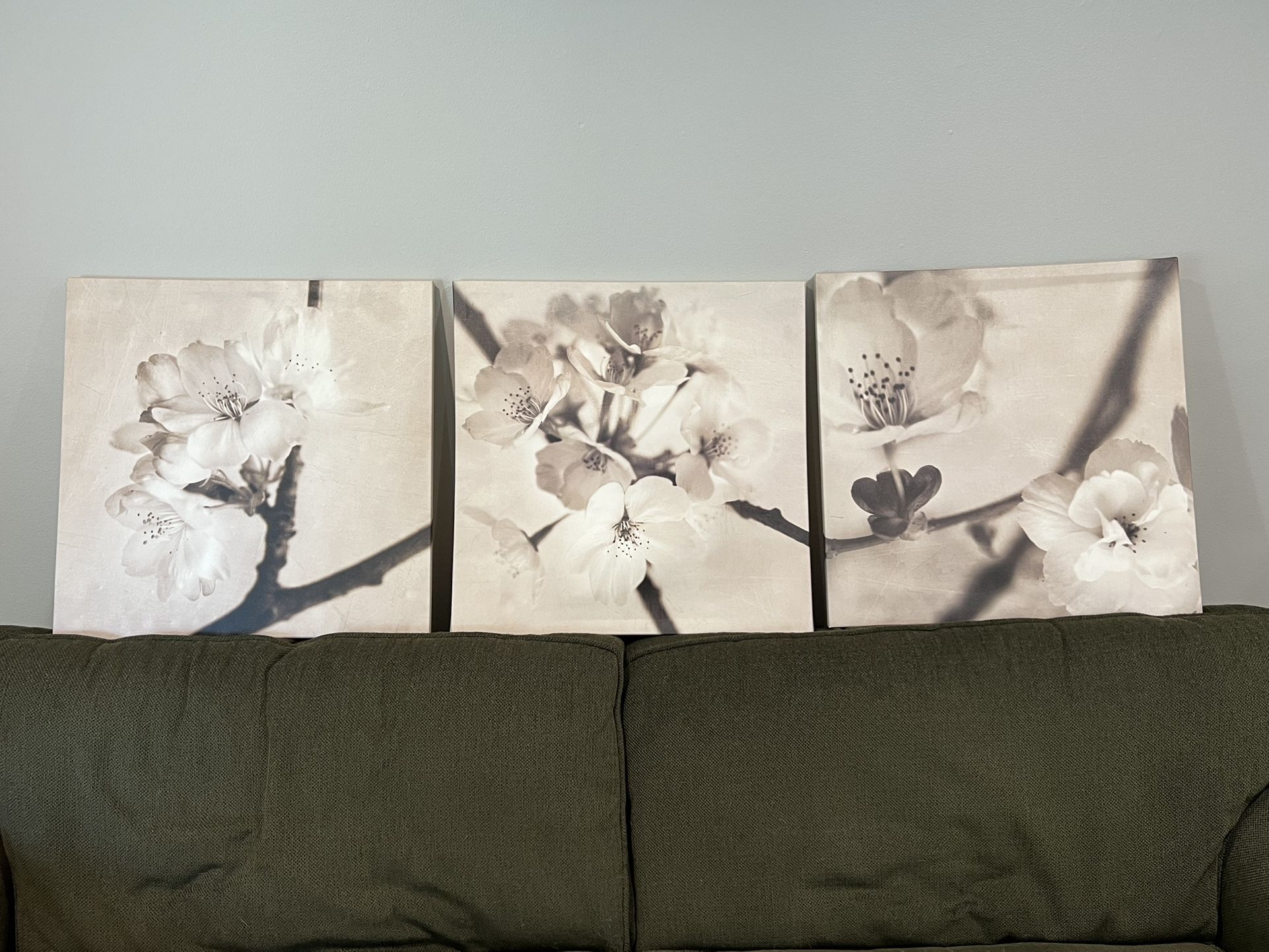 Three Floral Prints