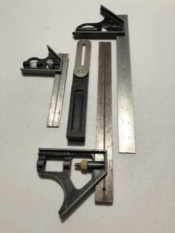 (2)Combo-Squares/(1)Mini-Square/(1)Bevel Square 