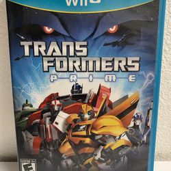 Transformers Wii U Game