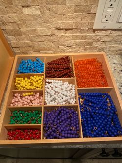 Montessori Decanomial Bead Bar Box