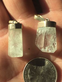 Aquamarine pendants