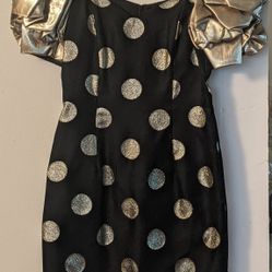 Black Evening Dress w/Shawl.