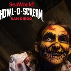 Seaworld Howl-O-Scream Ticket