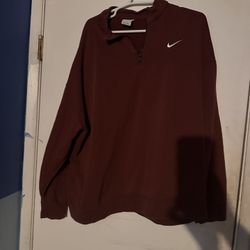 dark red nike sweater