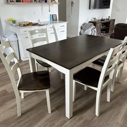 USED Dining Table & 5 Chairs