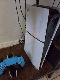 Slim digital PS5 $425 OBO with Blue Controller