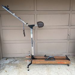 Antique Ski Exercise Machine