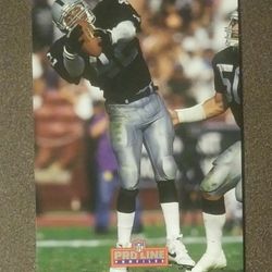 1992 Pro Line Ronnie Lott Los Angeles L.A. Raiders #8 Football Card Vintage Collectible Sports NFL Portrait