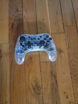 Bluetooth gaming controller with LED lights