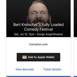 Bert Kreischer Tickets With Camping!