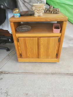 TV/microwave Cart On Wheels