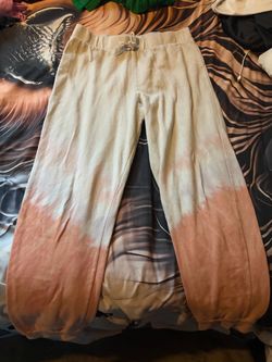 extra large pink and white sweats