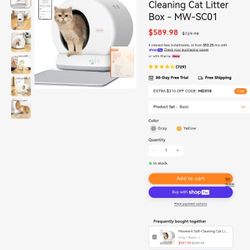 Self Cleaning Smart Litter Box