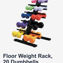 Vynil Dumbbell Rack