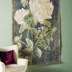 Anthropologie floral Tapestry (new)