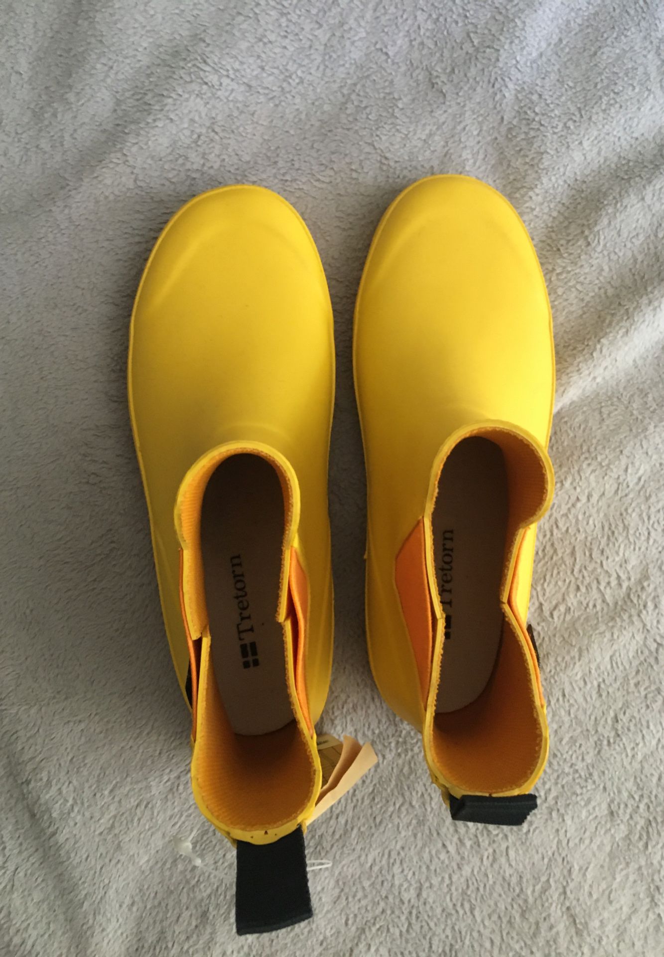 Yellow Tretorn Rain boots