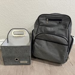 Fisher Price Diaper Bag Backpack + FREE JJ Cole Diaper Caddy
