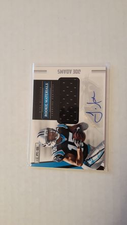 2012 Rookies and Stars Joe Adam's signature material RC.