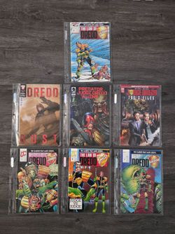 Judge Dredd Comic Book Lot of 7