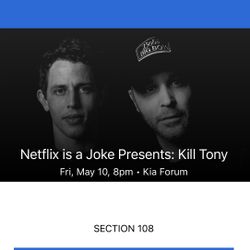 Kill Tony - Netflix Is A Joke Tickets