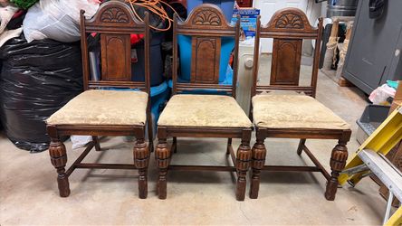 Antique chairs (real wood)