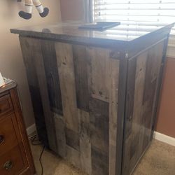Kegerator with Custom Made Cabinet